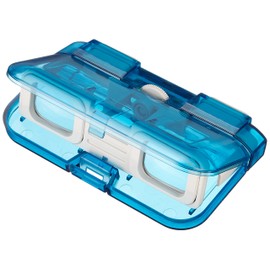 MIZAR-TEC B-25BL Opera Glass, 3x 0.9 inch (25 mm) Diameter, Foldable, Compact Type, Made in Japan, Skeleton Blue