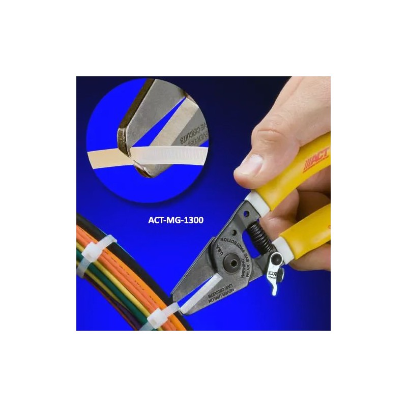ACT Fastening Solutions MG-1300 Cable Tie Removal Tool, Yellow, Alloy