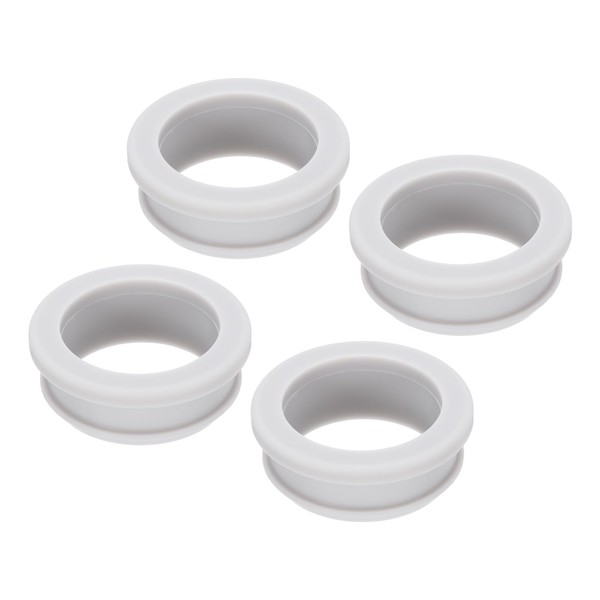 sourcing map 4Pcs Snap Rubber Grommet Plug Mount Dia 36.6mm