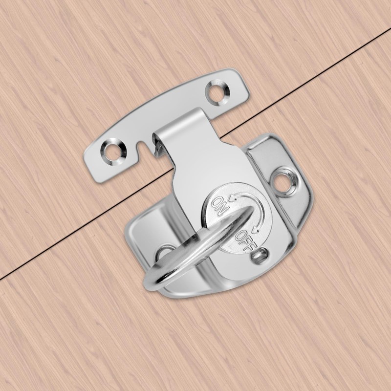 4Pcs Align-N-Lock Dining Table Locks, Heavy Duty Metal Spring Dining