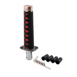 LPFIDI Katana Shift Knob Universal Fit Samurai Sword Gear Shifter 156MM Black + Red for Most Cars