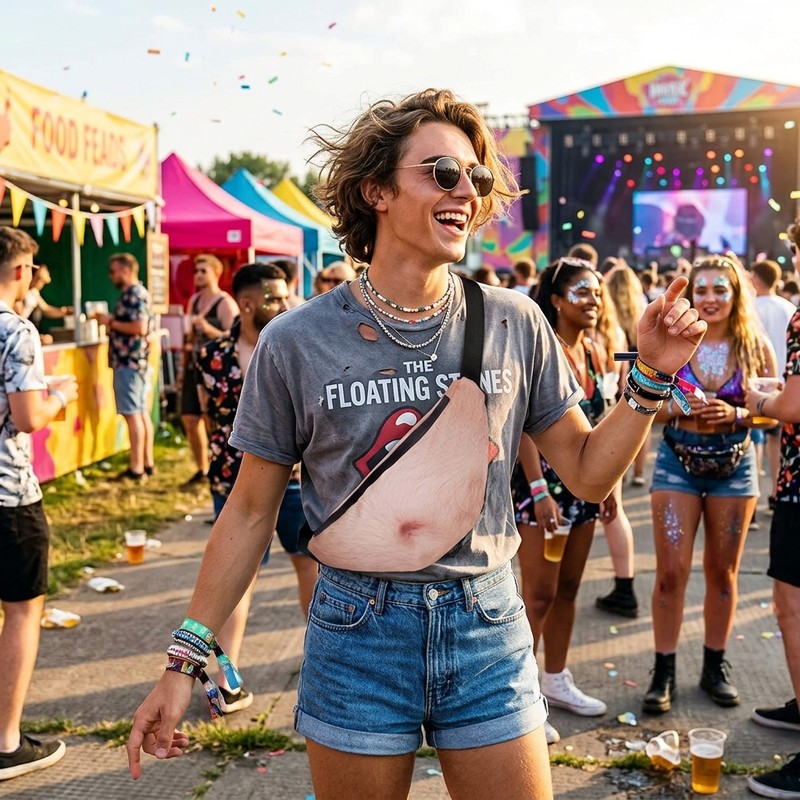 Funny Dad Bod Fanny Pack for Men & Women –