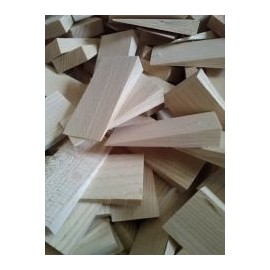 50 Hartholzkeile 65x30x11mm