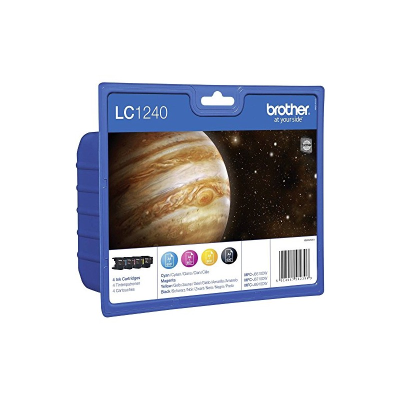 Brother Value Pack B/C/M/Y, LC1240VALBPDR