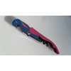 Pink Corkscrew Doubled Hinged Waiters Wine Key Bottle Opener with