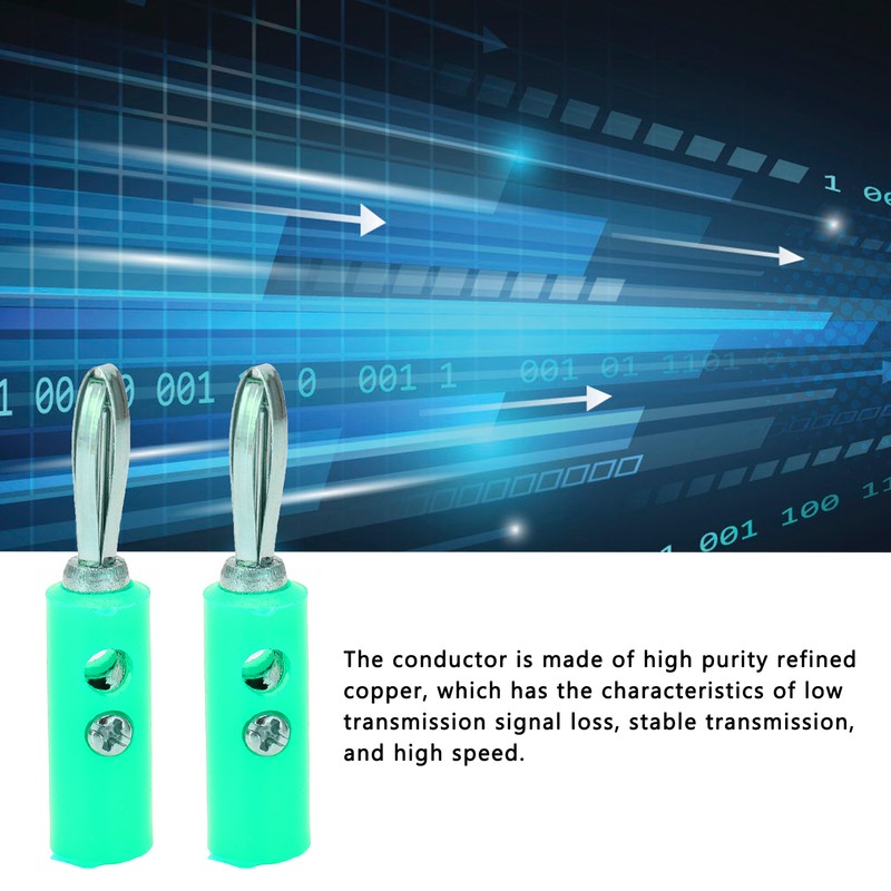 Banana Plug JT‑002 4mm New Type Banana Plug Solder Free