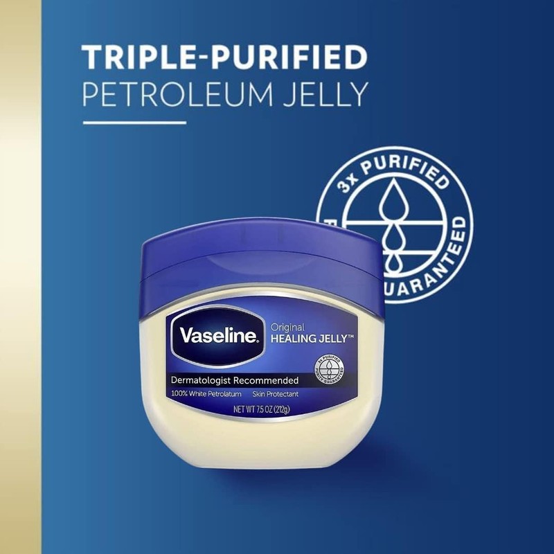Vaseline Petroleum Jelly 7.5 Ounce Original (221ml) (3 Pack)