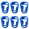 FINBe Blue Plastic Pipe Clamp 6-12mm/1/4''-1/2'' Laboratory Pinch Valve Plastic