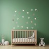 72psc Boho Heart Wall Stickers Girls Bedroom Removable Wall Decals