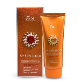 Ikel Ekel UV sunblock sun lotion SPF50PA+ 70ml 3 pieces for water play, outdoor sports, travel / 이켈 UV 선블록 선로션 SPF50PA+ 70ml 3개 물놀이 야외스포츠 여행용