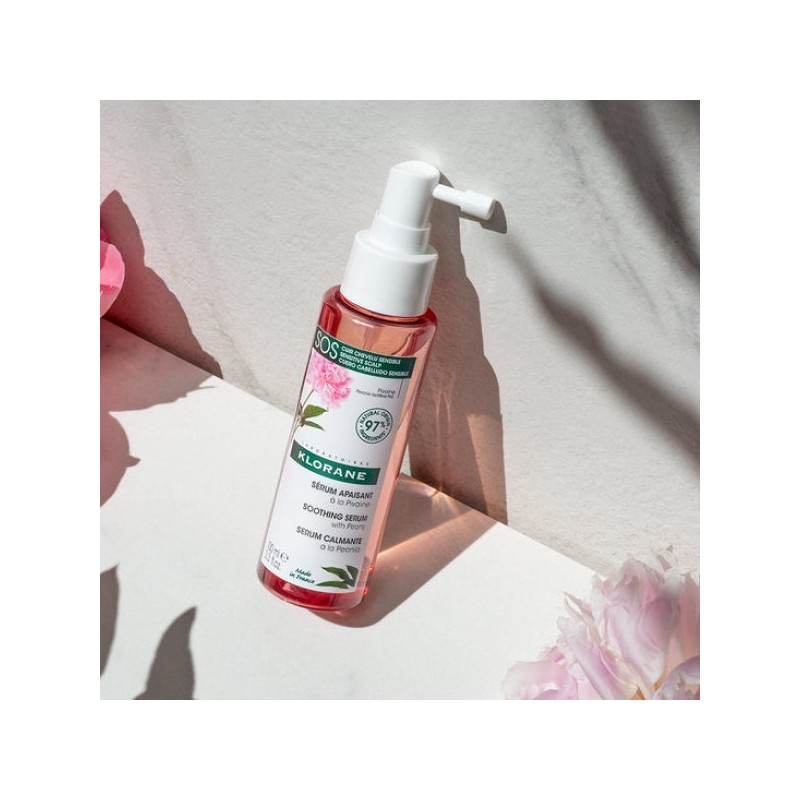 Klorane Peony Shampoo 400ml + Serum 100ml (+ Shampoo 100ml