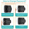 Bifold Door Lock, Closet Door Lock Keyless Combination Lock for
