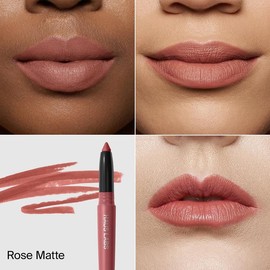 Haus Labs by Lady Gaga LIP CRAYON | LE MONSTER LIP CRAYON VEGAN LIPSTICK AND LIP LINER Gloss Lightweight - Color: Rose Matte