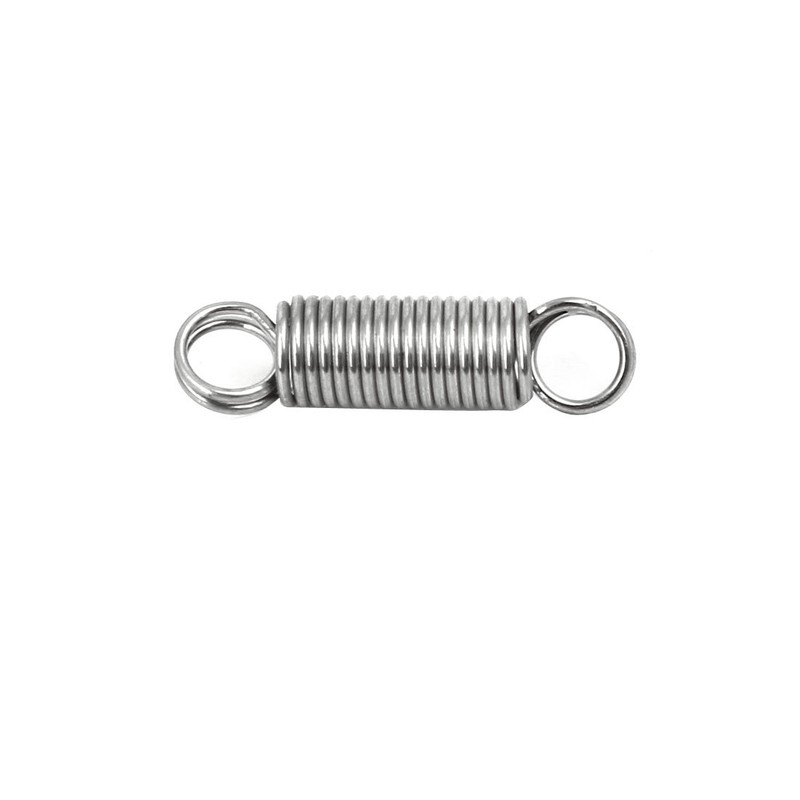 sourcingmap 0.6mmx5mmx20mm 304 Stainless Steel Tension Springs Silver Tone 5pcs