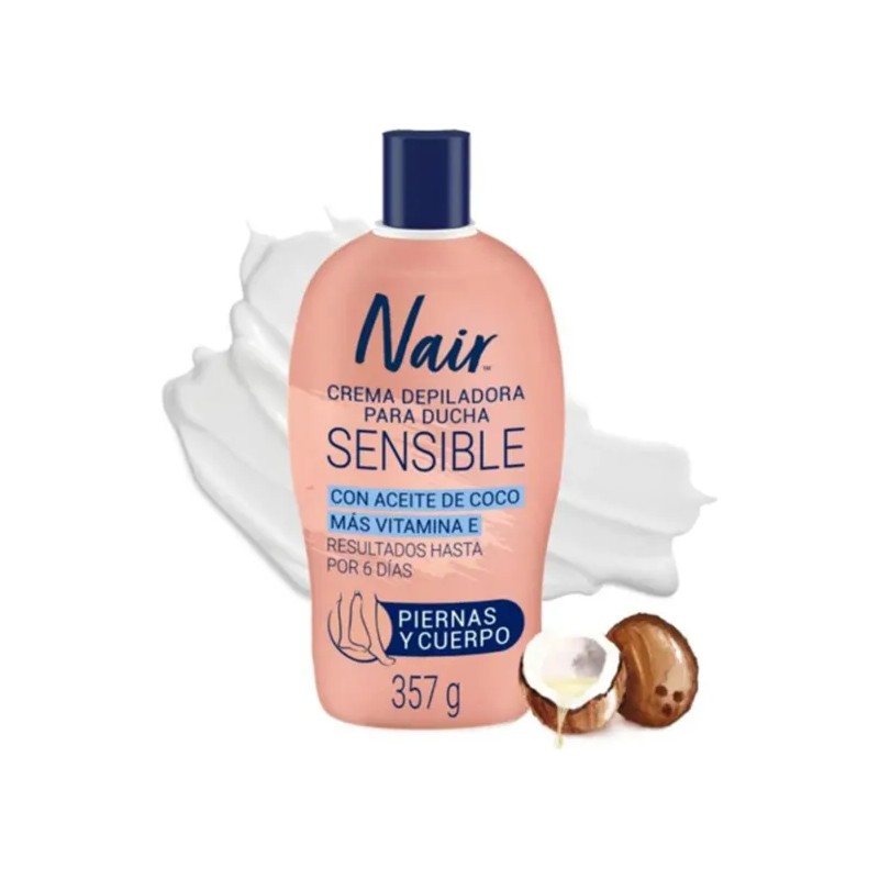 1 Pz Crema Depiladora Para Ducha Piel Sensible 357 G
