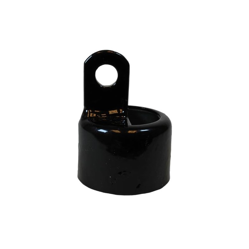 America's Fence Store Black 1-5/8" Combo Rail End (10)