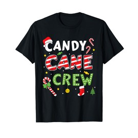 Xmas candy cane crew for family and cousin christmas T-Shirt
