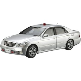 Aoshima Bunka Kyozai 1/24 The Patrol Car Series No.3 Toyota GRS182 Crown Patrol Car Traffic Control 2005 Plastic Model