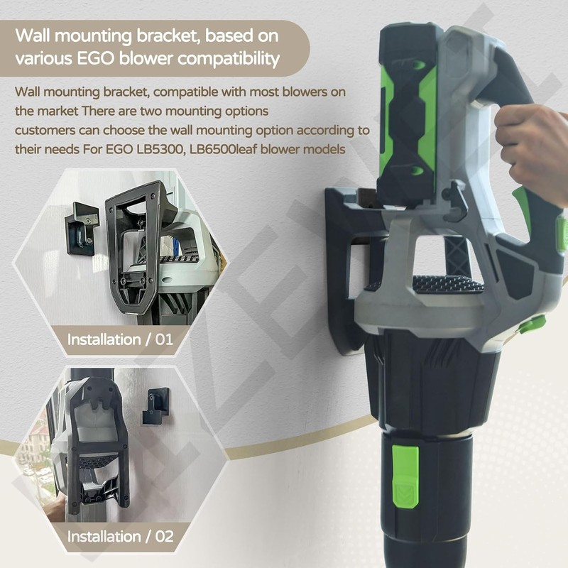 LIZEWEI Blower Wall Mount/Mounting Bracket for EGO Leaf Blower 530,