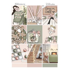 Life Planner Sticker Kit, Holiday Prep, over 150 stickers on premium matte