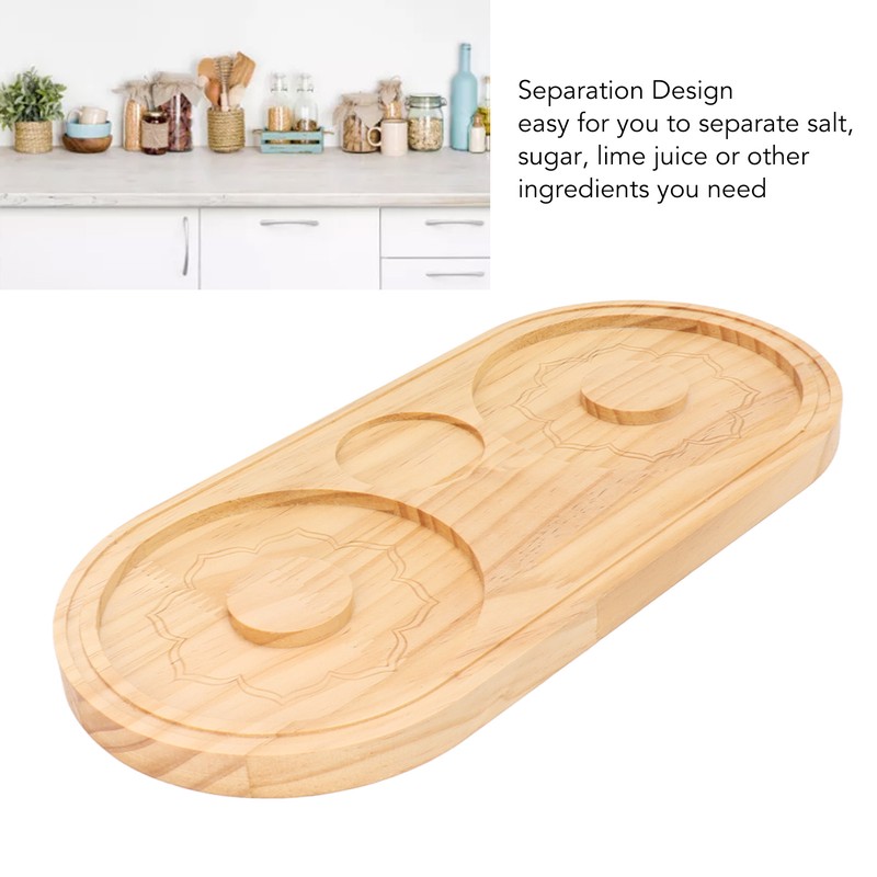 Salt Rimmer Pine Wood Sugar Rimmer Waterproof Holder Bar Tool