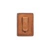 Frye Men's Logan Money Clip Card Case, Nubuck Cognac, One