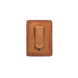 Frye Men's Logan Money Clip Card Case, Nubuck Cognac, One Size
