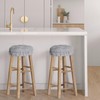 Sunlit Bar Stool Covers - Set of 2 Round Bar