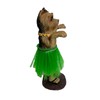 Yorkieshire Terrier Polyresin Figurine Hula Dog for Car Dashboard