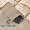 Headboard Cover Bed - Thickened Soft Stretch Slipcover Flannel Fabric,