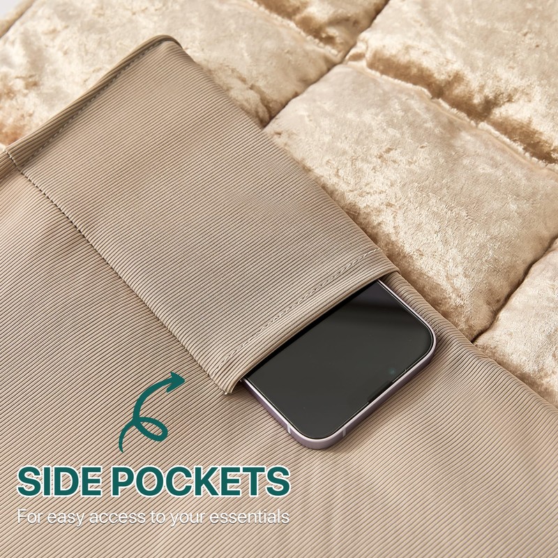 Headboard Cover Bed - Thickened Soft Stretch Slipcover Flannel Fabric,