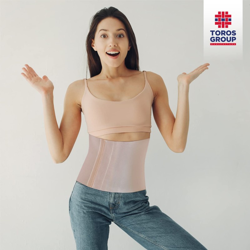 TOROS-Group Elastic 24 cm Abdominal Binder/Postpartum & Post Operative Belly