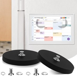 Magnet Mount Compatible with Skylight Calendar 15.6 Inch, Works with Original Part C Mounting Plate, No Drill Refrigerator Magnetic Holder Accessories