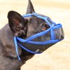 Coppthinktu Short Snout Dog Muzzle, Breathable Mesh French Bulldog Muzzle