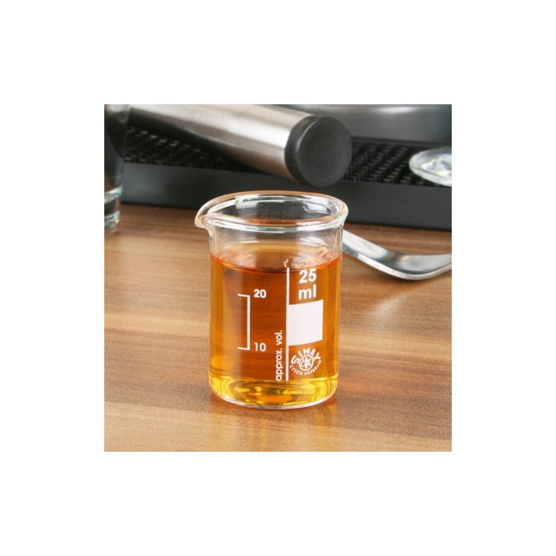 GLASS MEASURING BEAKER 25ML