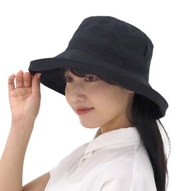 Coca Gel Hat, Hat, Wide Brim -10°C, UV Protection, Cool, Sunburn, Heatstroke Prevention, Prevents Stuffy, Near Infrared Protection, Women's UV Rays, 22.4, 22.4, 22.8 inches (56.5 cm), 22.4 inches (57