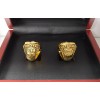 New York Knicks - Championship 2 Ring Set With Wooden