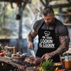 LINEN CLOSET® Adjustable Bbq Aprons for Men Funny Chef Aprons