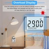 Electricity Usage Monitor Power Meter Plug Backlight Energy Monitor Plug