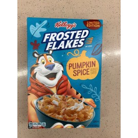 Kellogg's Frosted Flakes Pumpkin Spice Breakfast Cereal 10.6 oz