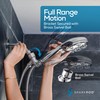 SparkPod 5 Inch 9 Spray Setting Handheld Shower Head -