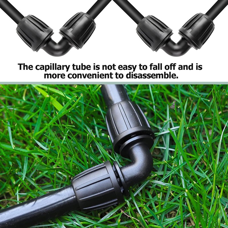 Bogoro Pack of 10 Micro Drip System L-piece 50 mm,