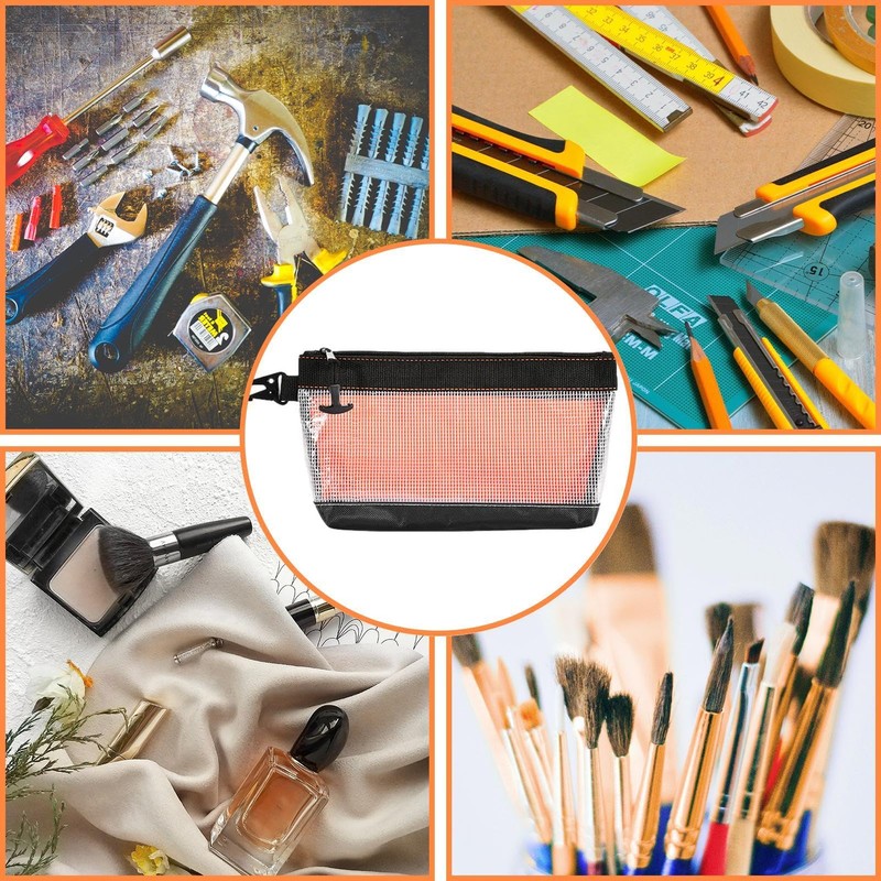 Tool Pouch Bag, Waterproof Small Tool Bag with Multi-Purpose Clip,