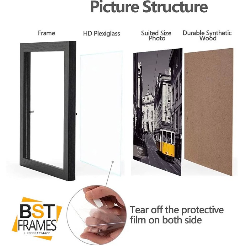 Modern 30x30 Frame With Safe Perspex Front & Wall Hanging