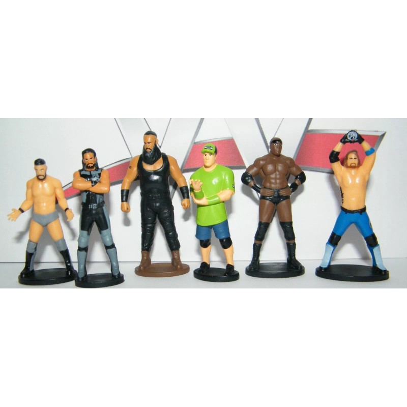 WWE Wrestling Deluxe Mini Figure Set of 12 Toy Kit
