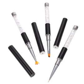 Healeved Nail Art Pen Kit 3pcs Nail Art Brushes for Nail Art Lovers Manicure Supplies