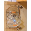 Simple Houseware 2-Pack Cabinet Door/Wall Mount Pot Lid Organizer Rack,