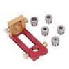 Drill Hole Guide Jig, 6Pcs Cross Flat Hole Puncher Drilling
