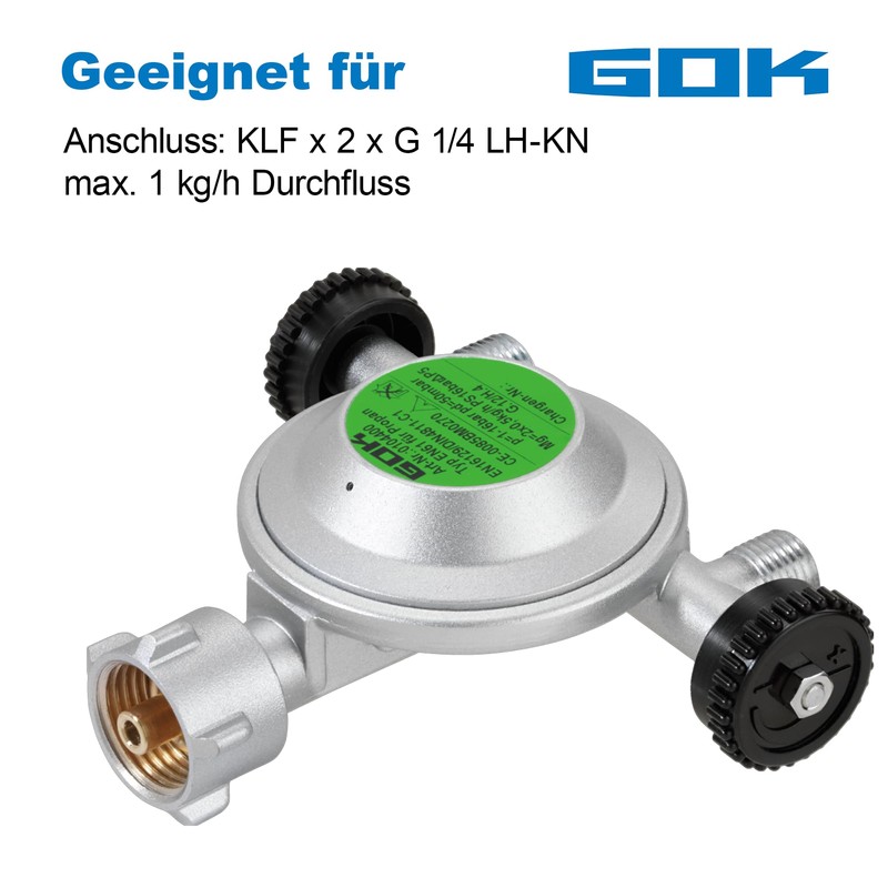 GOK 2-outlet gas regulator