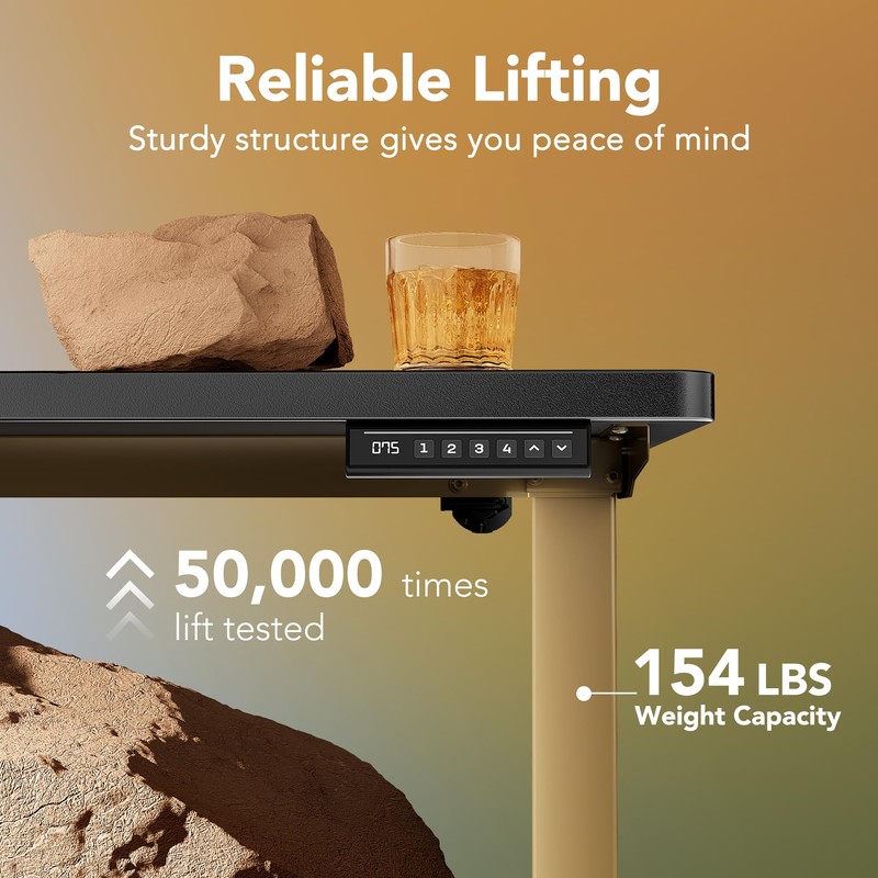 HUANUO 32 x 19 inch Electric Standing Desk Adjustable Height,